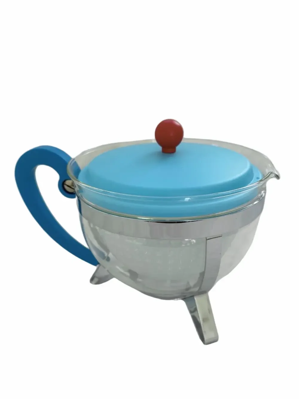 BODUM Chambord Teapot Tea Infuser Postmodern Memphis Vintage Design NWOT 44oz.